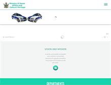 Tablet Screenshot of moha.gov.zw