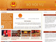 Tablet Screenshot of moha.gov.vn
